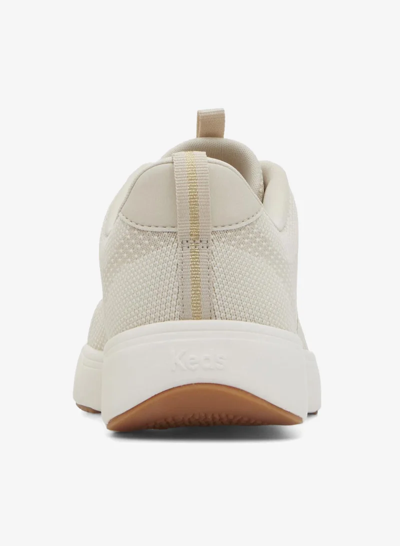 Keds Keds Women's BlissWalk Lace Up Casual Sneaker Cream